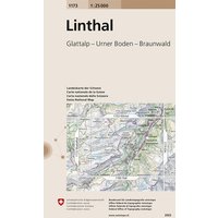 Swisstopo 1 : 25 000 Linthal
